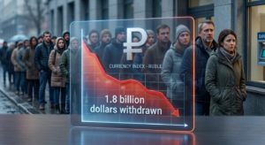 Cash drains from Russian banks at record pace